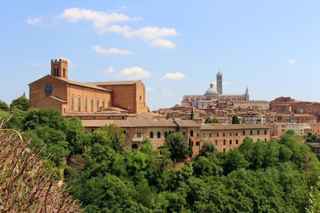 siena, city, buildings