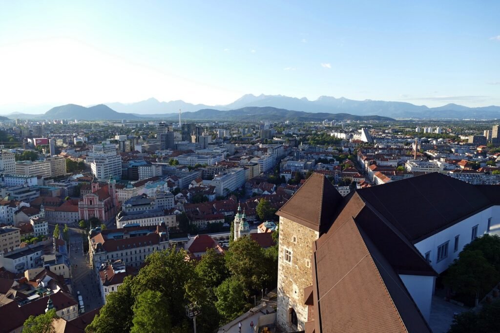 city, castle, ljubljana
