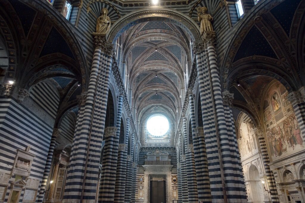 dom, siena, columns