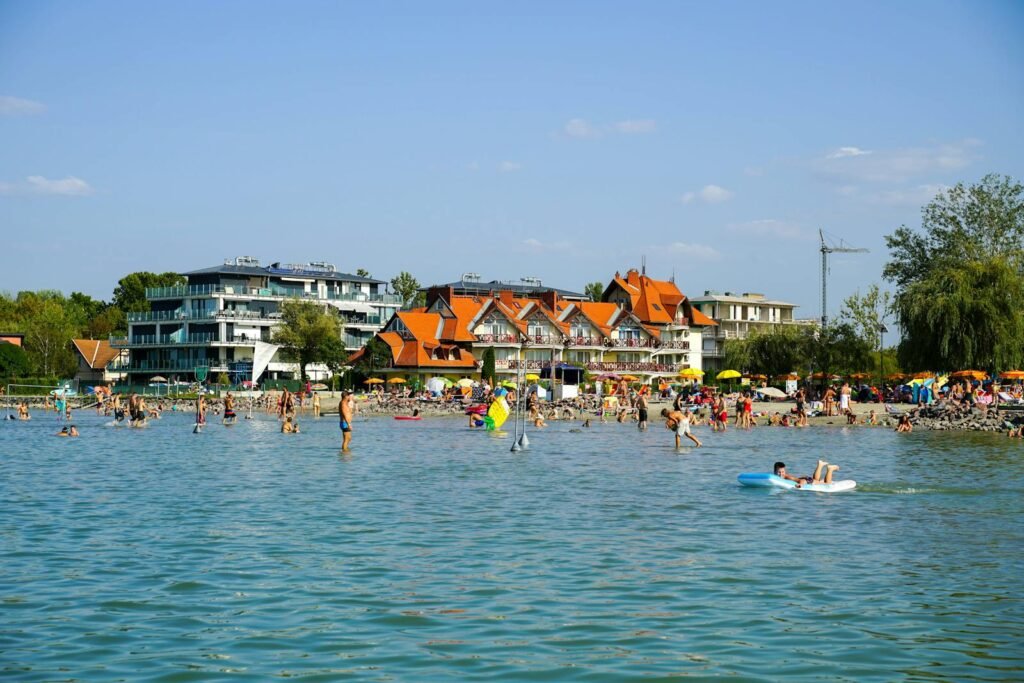 Tourists Enjoying the Beautiful Beacj