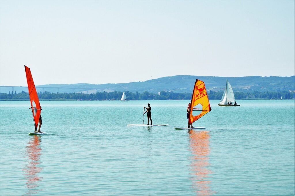 windsurfing, water sport, sail