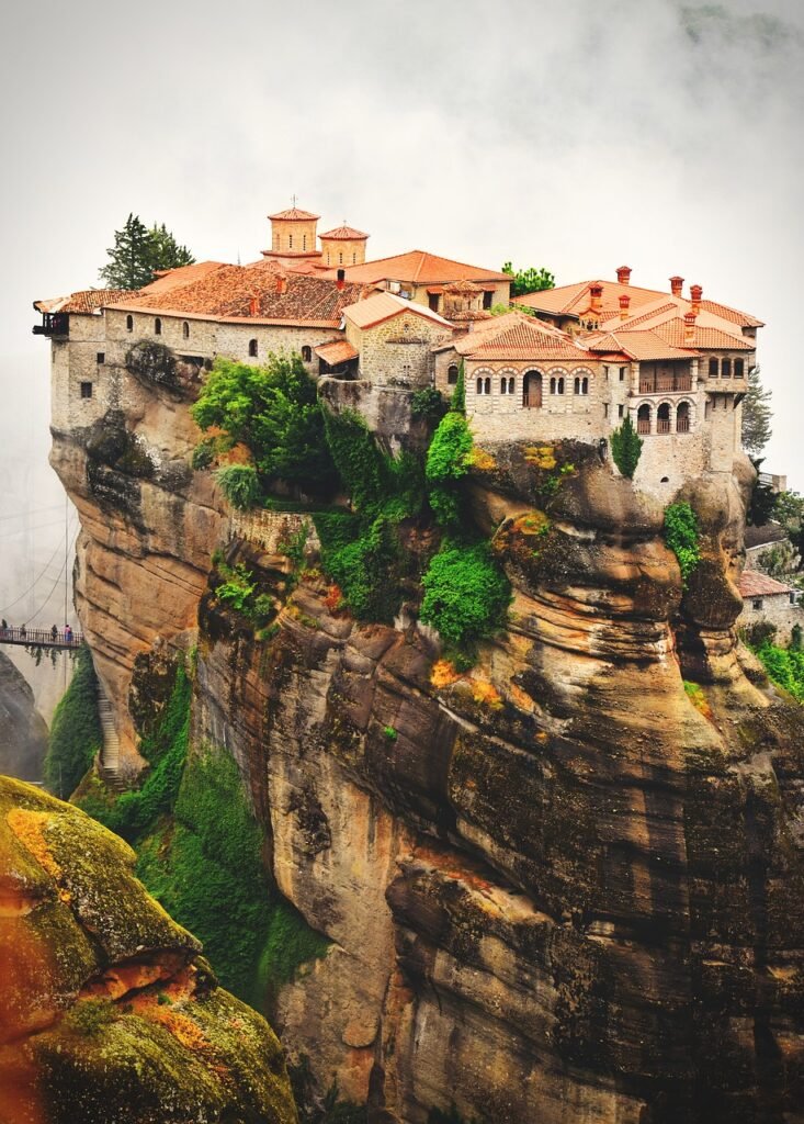greece, meteora, monastery